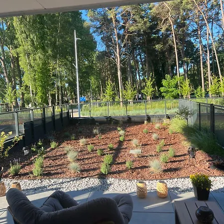 Sky Garden Z Prywatnym Ogrodem I Tarasem, Oddzielna Sypialnia, Dzienny Z Aneksem Kuchennym, Blisko Plazy * מידזיזדרויה